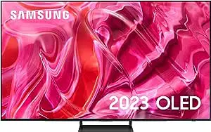 Samsung 55 Inch S90C 4K OLED TV in a modern living room